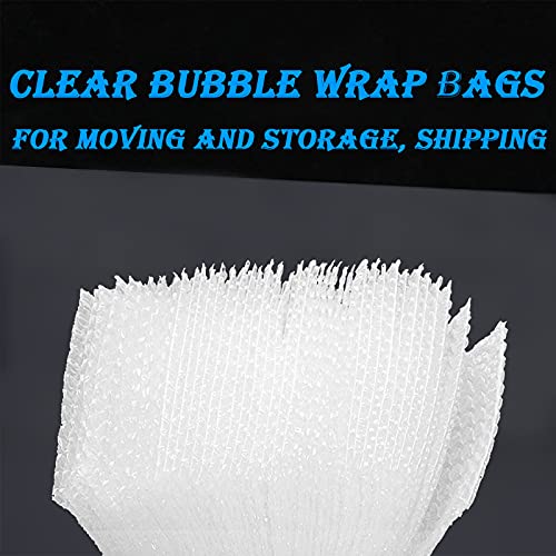 200Pcs Bubble Out Bags&Pouches, 6"x8" Clear Bubble Pouches Wrap Bag