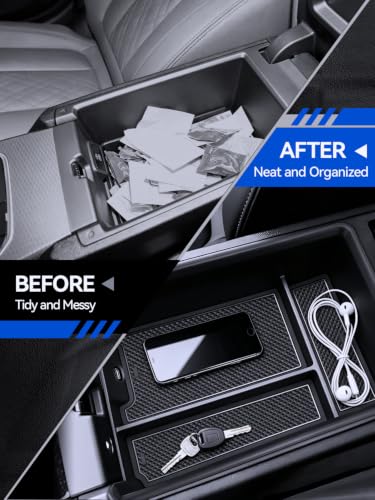 for BMW 330i Center Console Organizer (2019~2026) BMW 430i/M440i/M4 Coupe & (2023~2026) 330i/M340i/M3 Accessories Armrest Tray Middle Storage Box Insert Container Durable ABS Plastic - size: for 2019-2026 BMW 3 Series & 4 Series