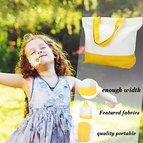Epakh Canvas Tote Bags Bulk 18.5 x 15 In - color: Multicolor