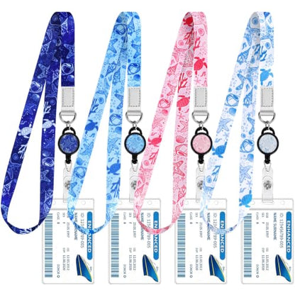 4 Pack Cruise Lanyard for Ship Cards, Cruise Essentials 2026, Starfish - color: Starfish