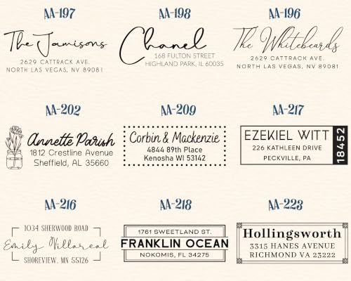 Personalized Return Address Labels - Custom Address Stickers on Rolls (250-500 Labels) (Modern)