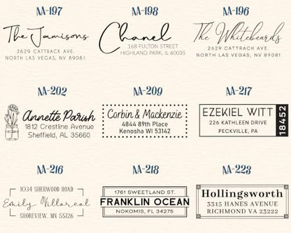 Personalized Return Address Labels - Custom Address Stickers on Rolls (250-500 Labels) (Modern)