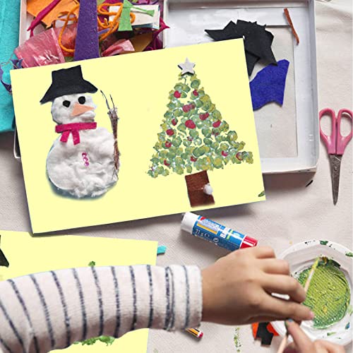 Goefun 80lb 24 Sheets Yellow Cardstock 8.5 x 11 Thick Paper - color: yellow, size: 8.5x11