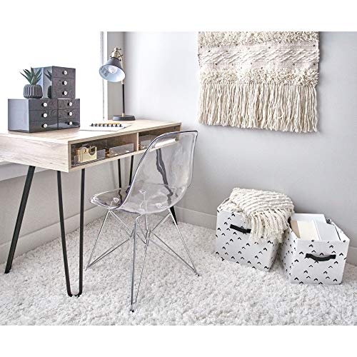 iDesign Clarity Collection Vanity Tray Organizer, 4" x 8" x 2", Clear - size: Small