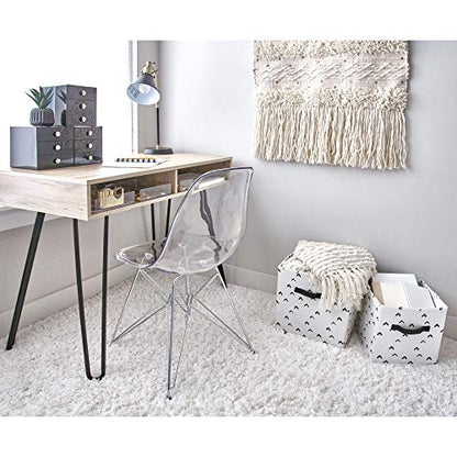 iDesign Clarity Collection Vanity Tray Organizer, 4" x 8" x 2", Clear - size: Small