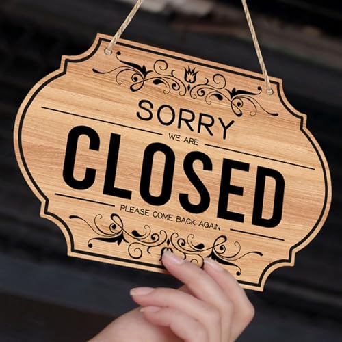 CARGEN Open Signs for Business - Double Sided Open Closed Sign