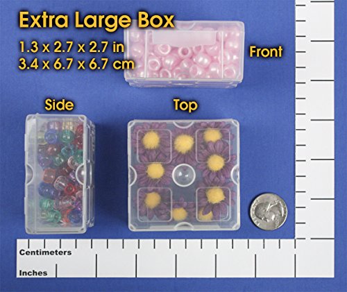 DotBox Extra Large Box - 4 pcs - Little Storage Boxes - 4 Packages of 1 - size: Extra Large Box