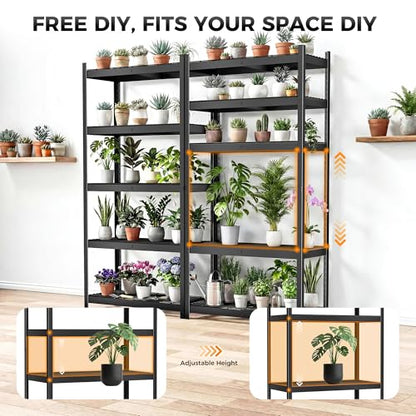 CAMMOO 3500LBS Storage Shelves, 5 Tier Wire Shelf 36" W x 16" D x 72" H - size: 36"W x 16"D x 72"H