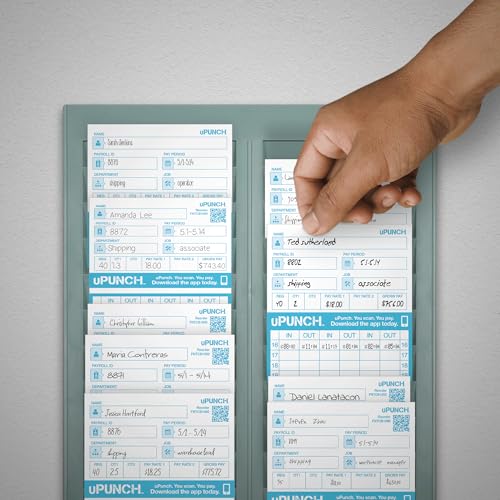 uPunch 100 Time Cards for FN1000 AutoAlign Time Clock