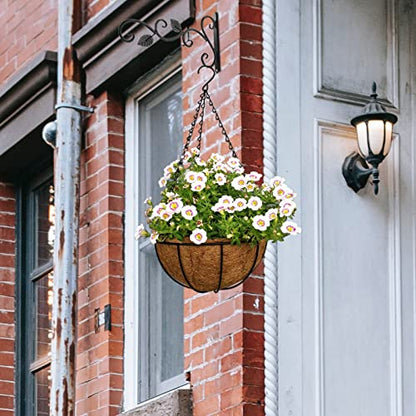 Legigo 6 Pack 14 Inch Hanging Basket Coco Liners Replacement, Round - color: 6pcs, size: 14 Inch