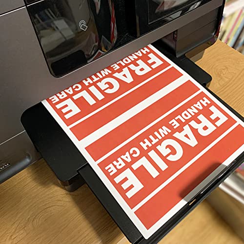 Printable Shipping Address Label | 8.5" x 5.5" (5-1/2 x 8-1/2) | Qty 20 Count | 10 Sheets Total | Permanent White Matte | Compatible with Inkjet and Laser Printer | Blank Labels - size: 8.5" x 5.5"