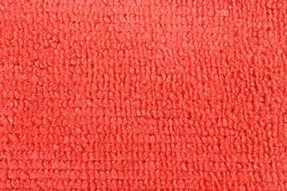 CleanAide Ultrasonic-Cut 300 GSM Microfiber Cleaning Towels, Lint-Free, Scratch-Free, Highly Absorbent, Durable & Reusable with Label-Free Edges for Auto, Home & Commercial Use, 14" x 14", 12-Pack, - color: Red