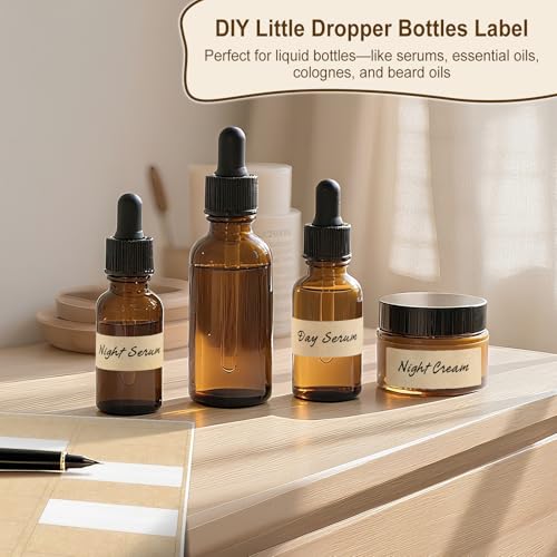 NATURALABEL Kraft Labels for Laser & Inkjet Printers, 1"x2-5/8", 30 Sheets