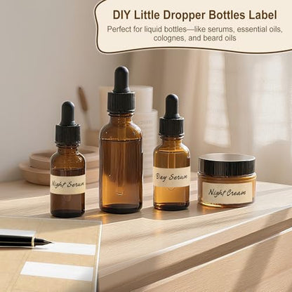 NATURALABEL Kraft Labels for Laser & Inkjet Printers, 1"x2-5/8", 30 Sheets