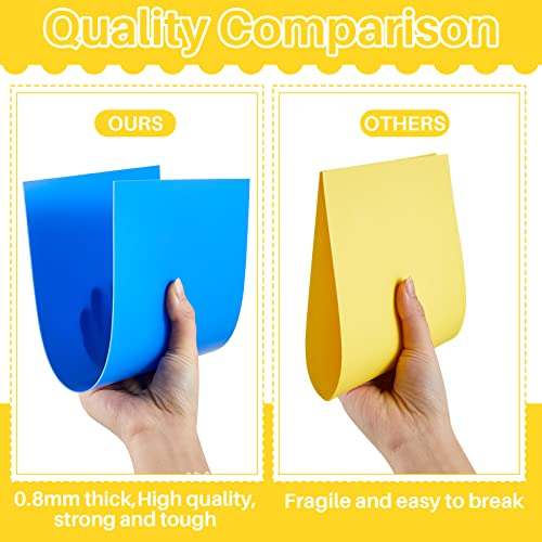 Chinco 18 Pack Library Shelf Dividers with 36 Stickers, 6x12 Inch Colorful