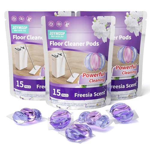 JOYMOOP Floor Cleaner for mopping, Mop Cleaner Solution, 45Count - size: 3 Count (Pack of 45)