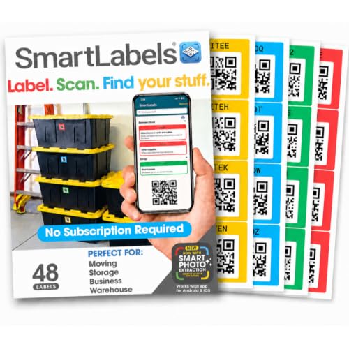 SmartLabels - QR Code Labels for Storage, Organization, Moving & Inventory - style: Original