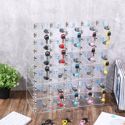 30 Slots Cell Phone Locker Box for Classroom Office Gym Factory - style: 30 Doors