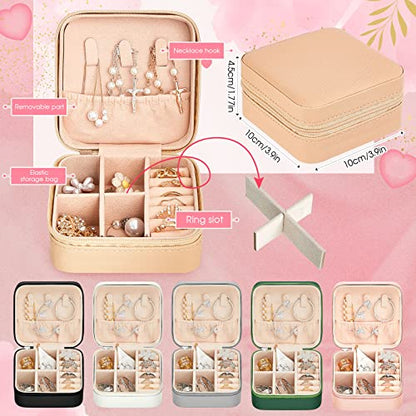 Taiyin 6/12/50 Pcs Travel Jewelry Case Bulk - color: Multicolored