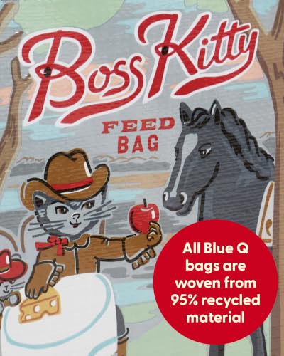 Blue Q Handy Tote Bag - Funny Reycled & Reusable Tote Bag - color: Boss Kitty