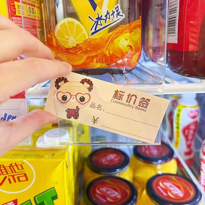 20 Pcs 28 * 12CM 1MM Shelf Divider for Library Labels;Bookshelf Labels;Book Number prompts;Bookshelf Separation Classification;File Guides - size: 2812-Card Slot