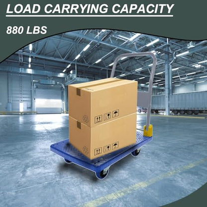 Foldable Platform Push Cart with 880 lbs Capacity