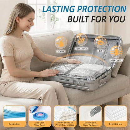 Vacuum Storage Bags with Hand Pump, Vacuum Seal Space Saver Bags,20 Combo - size: Combo
