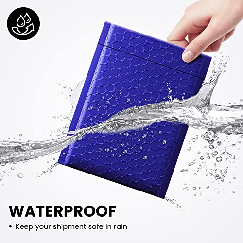 Fuxury 300 Pack Royal Blue Bubble Mailers 6x10" Bubble Shipping Envelopes - color: Royal Blue, size: 6x10" 300PC