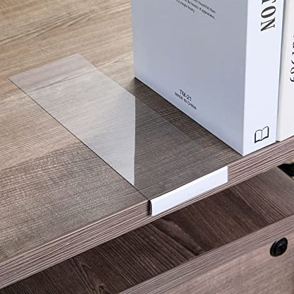 Containlol 15 Pcs Moveable Shelf Label Holder for Library, 3 x 0.63 Inch - size: 3 x 0.63 Inch