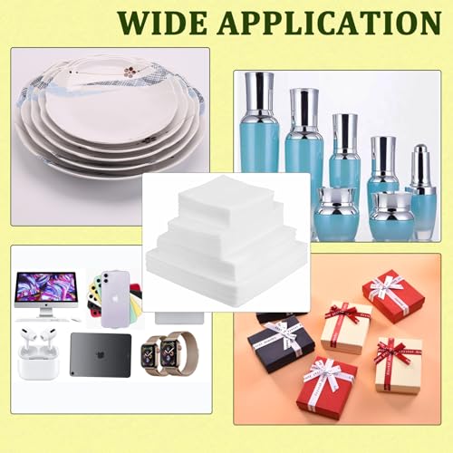 200PCS Cushion Foam Pouches with 4 Size (12x16", 12x12", 8x12", 8x8") - color: TW-multi-size
