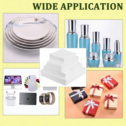 200PCS Cushion Foam Pouches with 4 Size (12x16", 12x12", 8x12", 8x8") - color: TW-multi-size