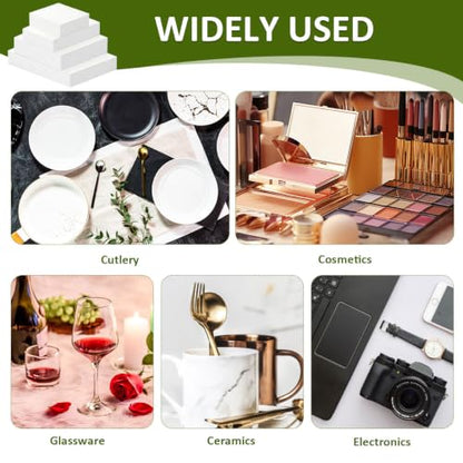 BUYGOO 540Pcs Moving Supplies, Dish Packing Supplies for Moving, Cushion Foam Wrap Pouches with Fragile Stickers, 4 Sizes Foam Wrap Cushioning Material for Packing Storage and Shipping