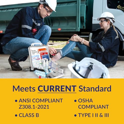 MFASCO 2021 ANSI/OSHA Class B First Aid Kit Type I, II or III