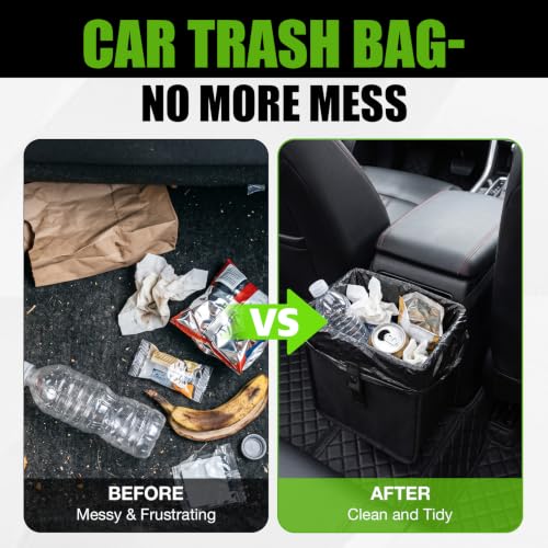BFXM Car Trash Can, 2 Gallons Car Garbage Bag Hanging - color: 2 Gallons