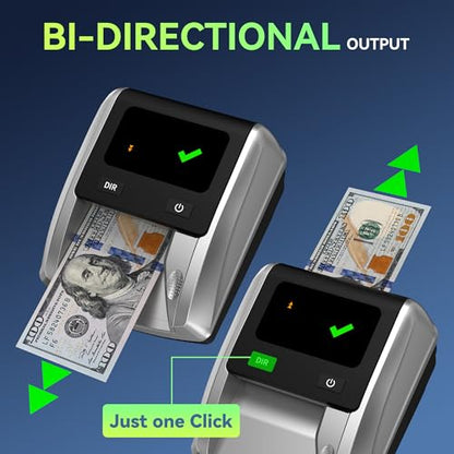 PONNOR AL-135 Counterfeit Bill Detector Money Checker Machine