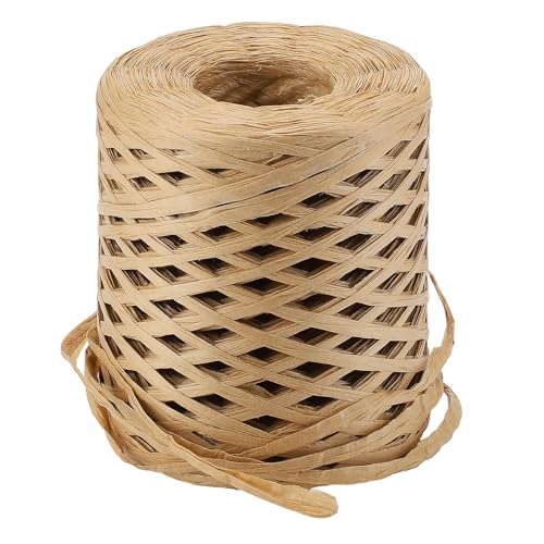 woric Raffia Ribbon 262 Yards (787 Feet) Raffia Yarn Crafts Ribbon - color: Kraft