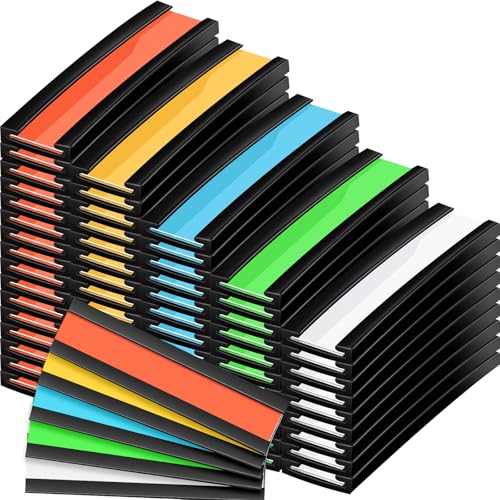 Seajan Magnetic Label Holder for Shelving Channel Tag, 0.5 x 2'', 100 Pcs - size: 0.5 x 2''