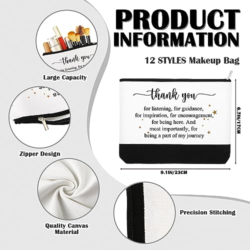 24 Pcs Tote Bags Bulk Appreciation Gifts, Thank You, Black - color: Black, style: Thank You