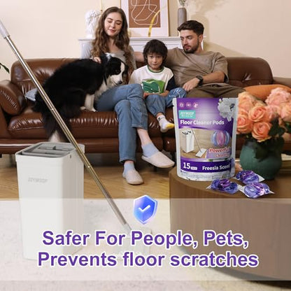 JOYMOOP Floor Cleaner for mopping, Mop Cleaner Solution, 15Count - size: 1 Count (Pack of 15)