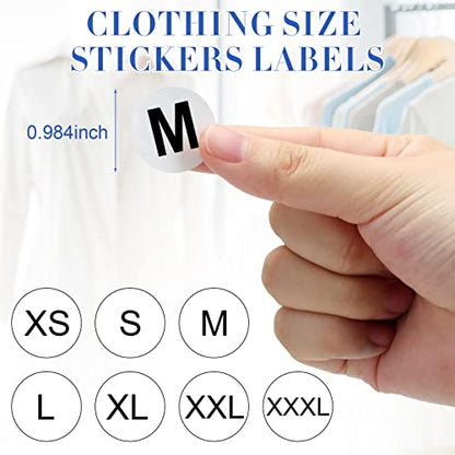 Epakh 200 Pcs Clear Plastic Shirt Bags with 3500 Stickers, 11 x 14 Inch - size: 11 x 14 Inch