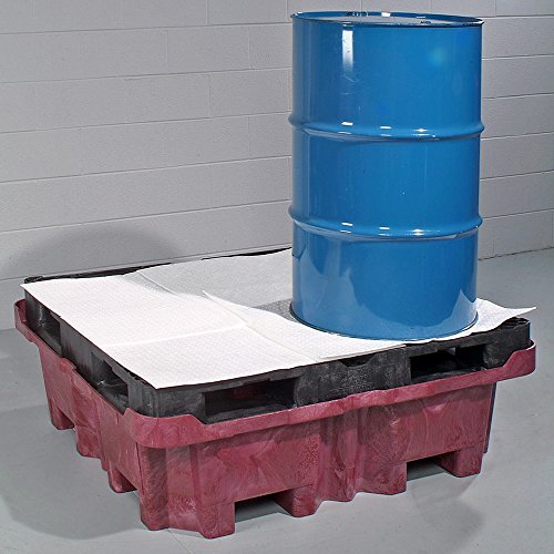 Pig Oil Mat - Oil-Only Absorbent Mat Pads - 50 Pads per Bag - 30" x 30" Pads - Absorbs up to 85 Ounces per Pad - MAT426 - size: 30" x 30"
