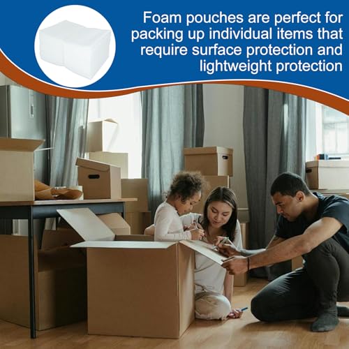 Cushion Foam Wrap Pouches for Moving(50 Pack 5"x8'') - size: 5"X 8" 50PCS