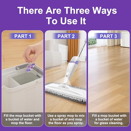 JOYMOOP Floor Cleaner for mopping, Mop Cleaner Solution, 15Count - size: 1 Count (Pack of 15)