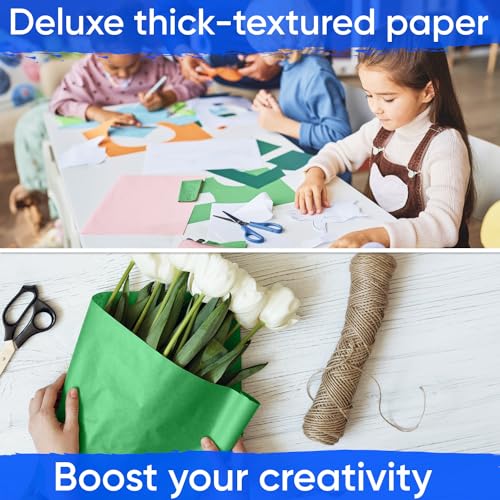18" x 1200" (100 ft) Green Kraft Paper Roll (Case of 16 Rolls), Made in USA - color: Green, style: Bulk Case - 1 Color