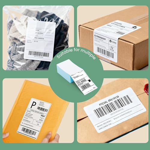 220 Fanfold 4"x6" Direct Thermal Shipping Labels - size: 1 Stacks | 220 Labels, style: Fold