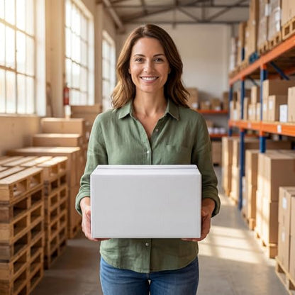 CRUGLA 12x9x8 Shipping Boxes 15 Pack, White Corrugated Cardboard Boxes with Side-Lock and Pre-Applied Double-Sided Tape, Easy Assemble Packing Mailer Boxes for Small Business Shipping - size: 12x9x8 Inch 15 Pack