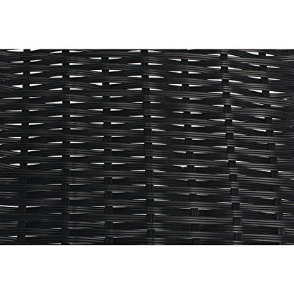 HUBERT Black Produce Basket - 15 1/2"L x 16"D x 1 1/2" to 5"H - color: Black, size: 15.5"Lx16"Dx1.5-5"H