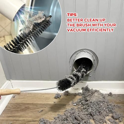 Holikme Dryer Vent Cleaner Kit, 3 Pcs Replacement Lint Brush for Vent Trap - size: Standard 2Pack