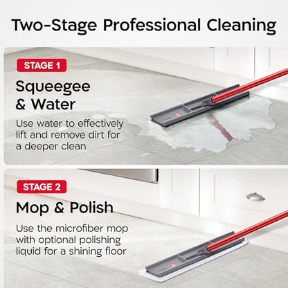 Tyroler MoppyShmoppy Heavy Duty Floor Squeegee for Concrete Floors 16.5"