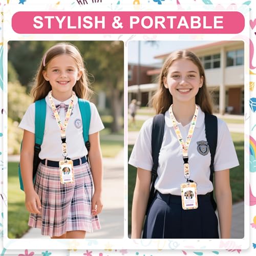 Be Kind Lanyard with Card Holder, Rainbow Badge Holder with Retractable Badge Reel Detachable Cute Rainbow Neck Lanyard for Kids Adults Nurses Teacher Student - style: Rainbow be kind